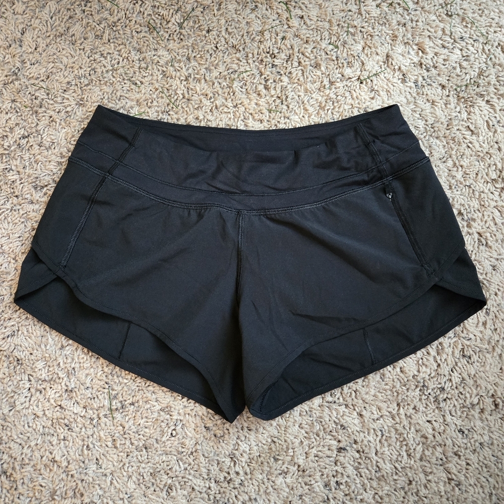 CRZ YOGA Women's Black Athletic Shorts